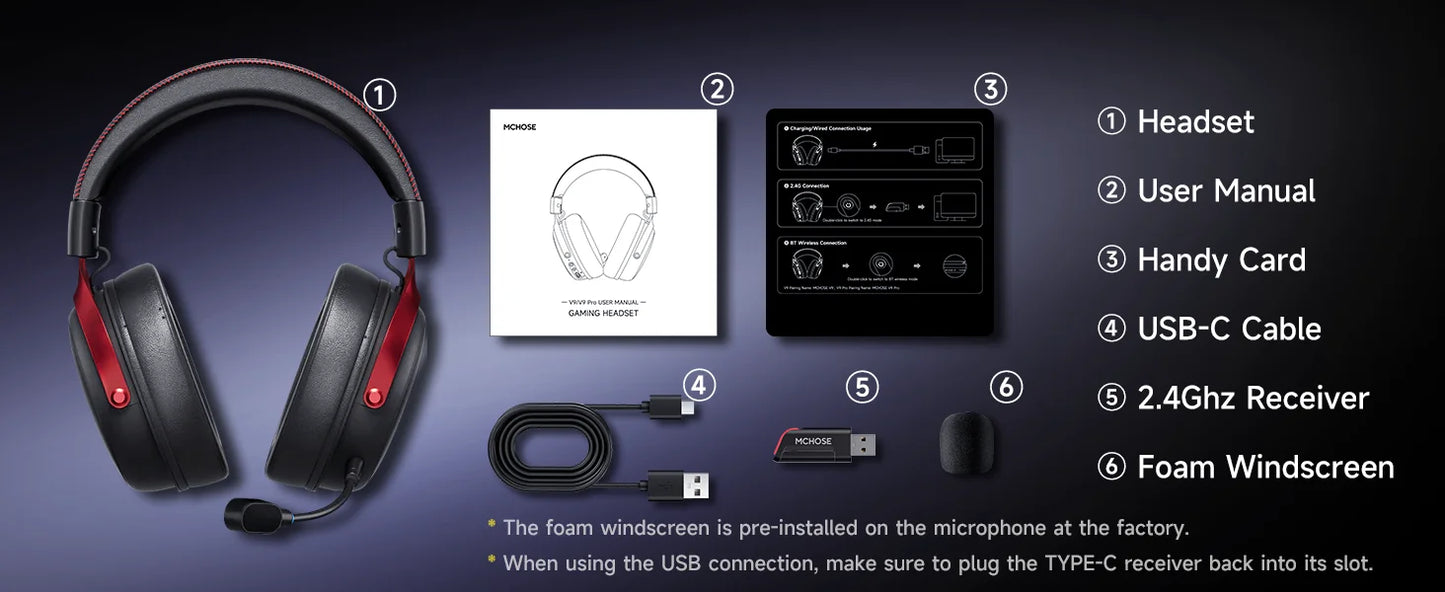 Pro Wireless Gaming Headset | 7.1 Surround & 250Hr Battery | Origin Zero