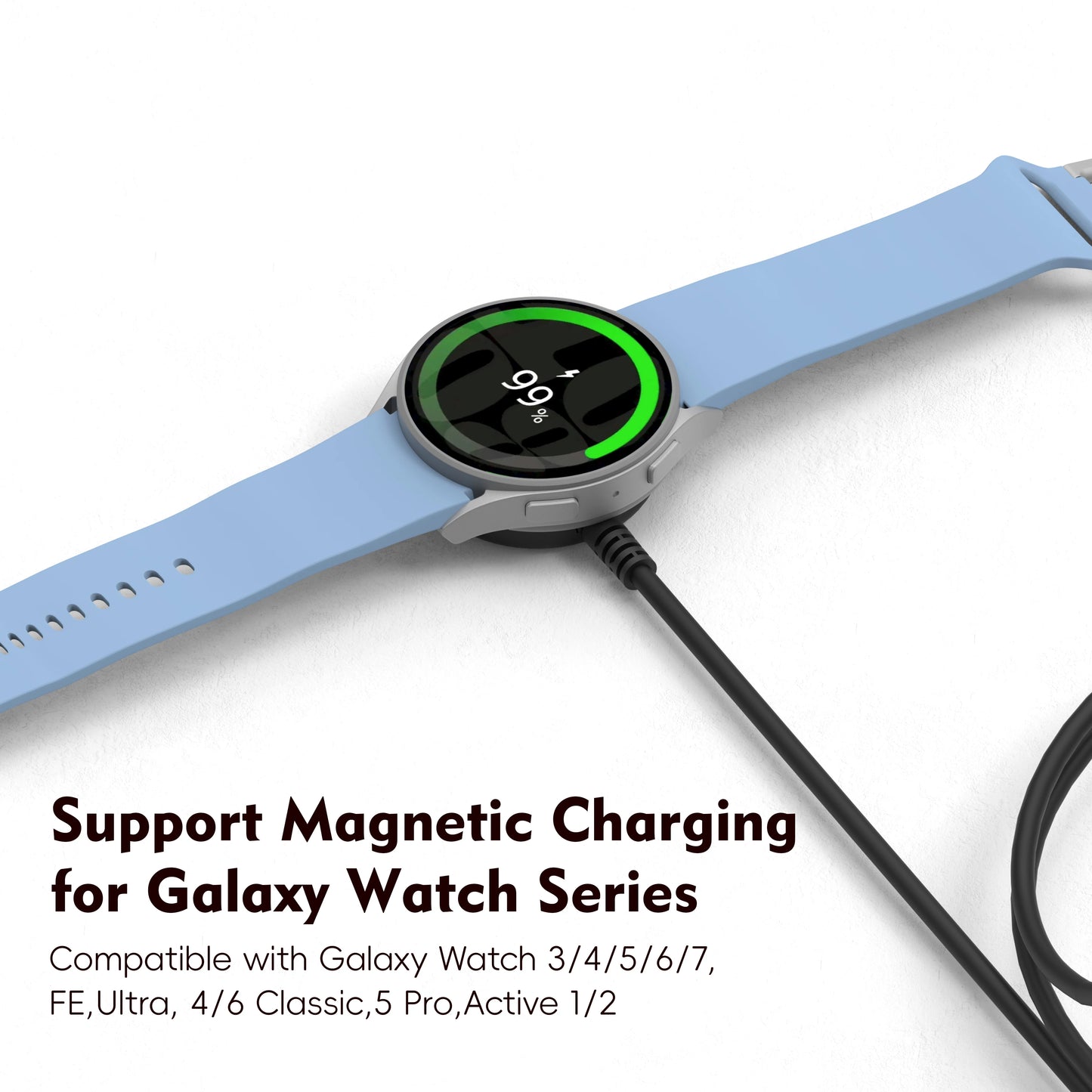 Samsung Galaxy Watch Wireless Charger | USB-C & USB-A, Magnetic Dock | Origin Zero