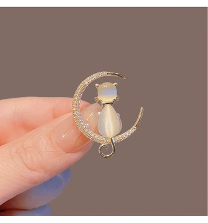 Luxury Zircon Flower Brooches | For Women | Floral Leaf Lapel Pins | Corsage Jewelry | Origin Zero