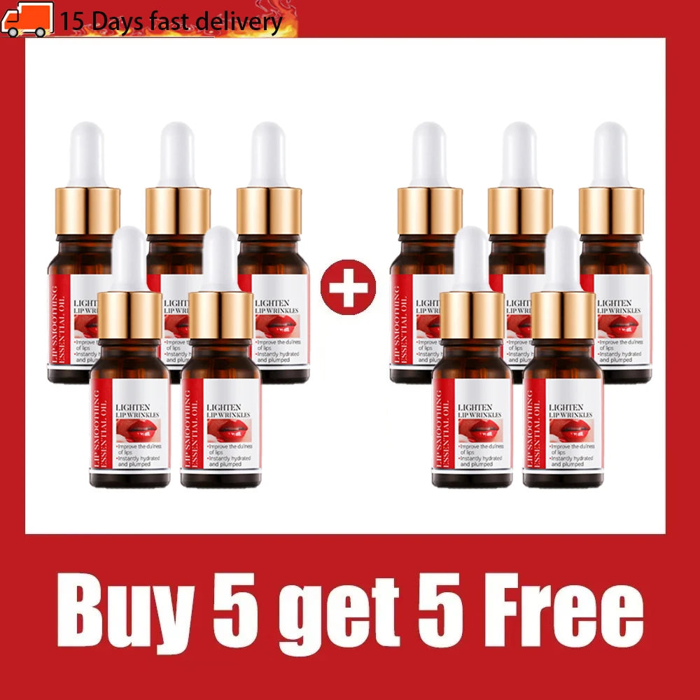 Hyaluronic Acid Lip Essence Serum – Deep Hydration, Lip Plumping & Fine Line Softening