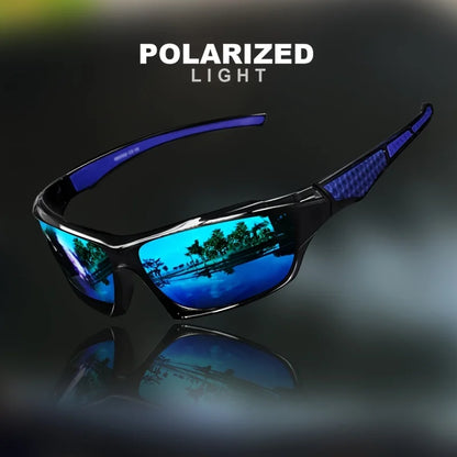 Sports Polarized Sunglasses for Men Lightweight Night Vision Male Shades Cycling Driving Fishing Fashion Mirror Sunglass