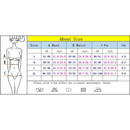 Sexikinis Two Piece Swimsuit | Blue Ribbed Design Multiple Sizes