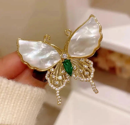 Luxury Zircon Flower Brooches | For Women | Floral Leaf Lapel Pins | Corsage Jewelry | Origin Zero