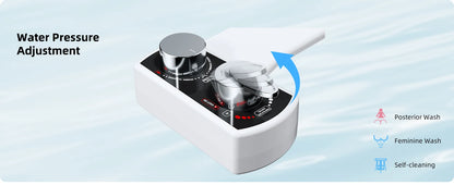 Hot & Cold Bidet Attachment | Dual Nozzle, Adjustable Pressure, Non-Electric | Origin Zero