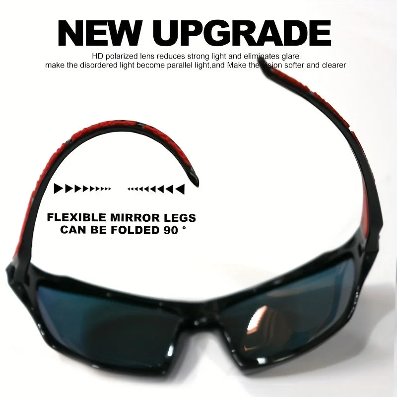 Sports Polarized Sunglasses for Men Lightweight Night Vision Male Shades Cycling Driving Fishing Fashion Mirror Sunglass
