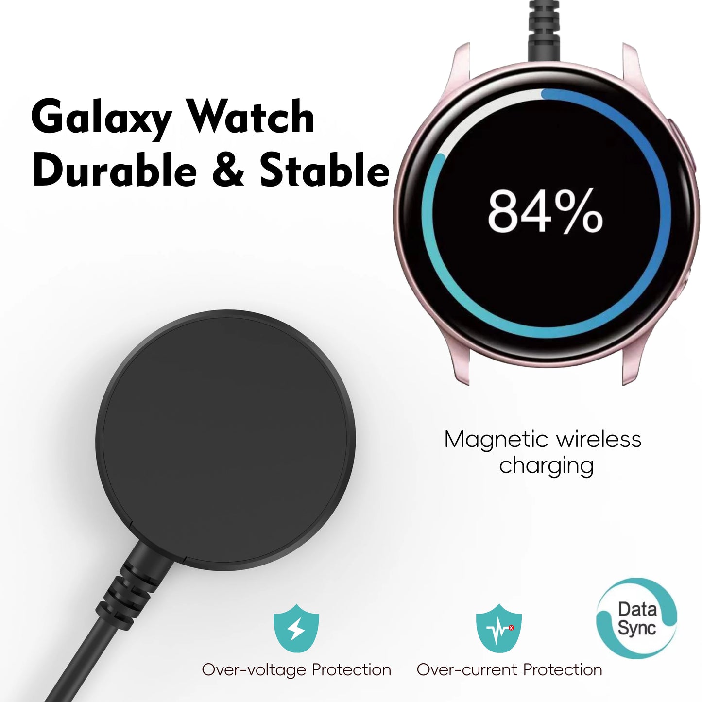 Samsung Galaxy Watch Wireless Charger | USB-C & USB-A, Magnetic Dock | Origin Zero