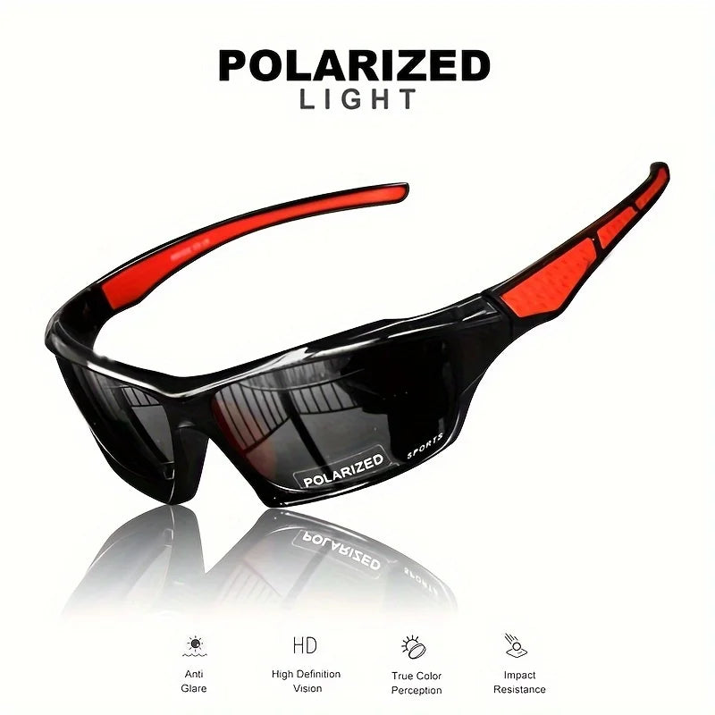 Sports Polarized Sunglasses for Men Lightweight Night Vision Male Shades Cycling Driving Fishing Fashion Mirror Sunglass