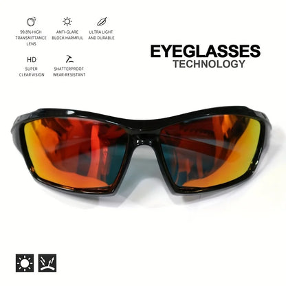 Sports Polarized Sunglasses for Men Lightweight Night Vision Male Shades Cycling Driving Fishing Fashion Mirror Sunglass