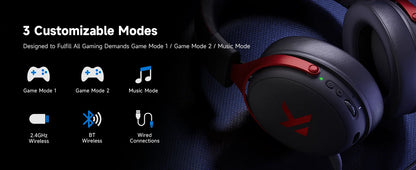 Pro Wireless Gaming Headset | 7.1 Surround & 250Hr Battery | Origin Zero