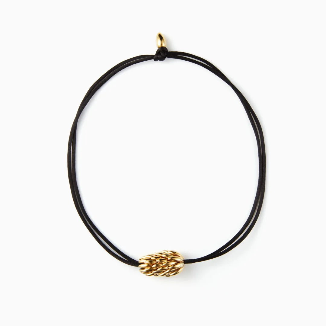 Brass Wheat Tassel Pendant Necklace | Origin Zero