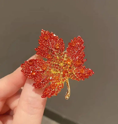 Luxury Zircon Flower Brooches | For Women | Floral Leaf Lapel Pins | Corsage Jewelry | Origin Zero