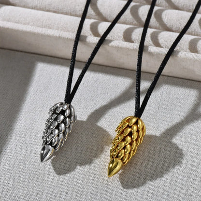 Brass Wheat Tassel Pendant Necklace | Origin Zero