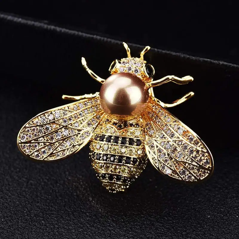 Luxury Zircon Flower Brooches | For Women | Floral Leaf Lapel Pins | Corsage Jewelry | Origin Zero