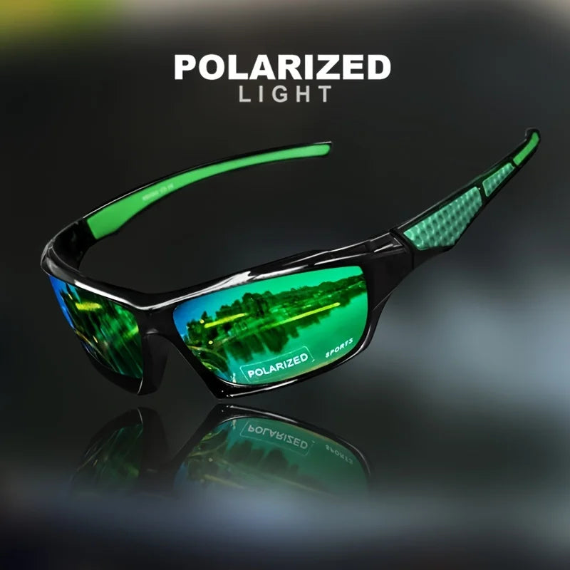 Sports Polarized Sunglasses for Men Lightweight Night Vision Male Shades Cycling Driving Fishing Fashion Mirror Sunglass