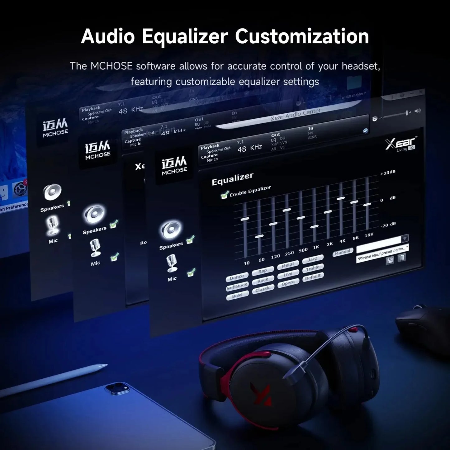 Pro Wireless Gaming Headset | 7.1 Surround & 250Hr Battery | Origin Zero