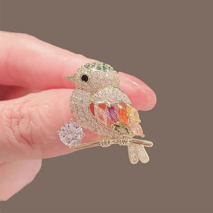Luxury Zircon Flower Brooches | For Women | Floral Leaf Lapel Pins | Corsage Jewelry | Origin Zero
