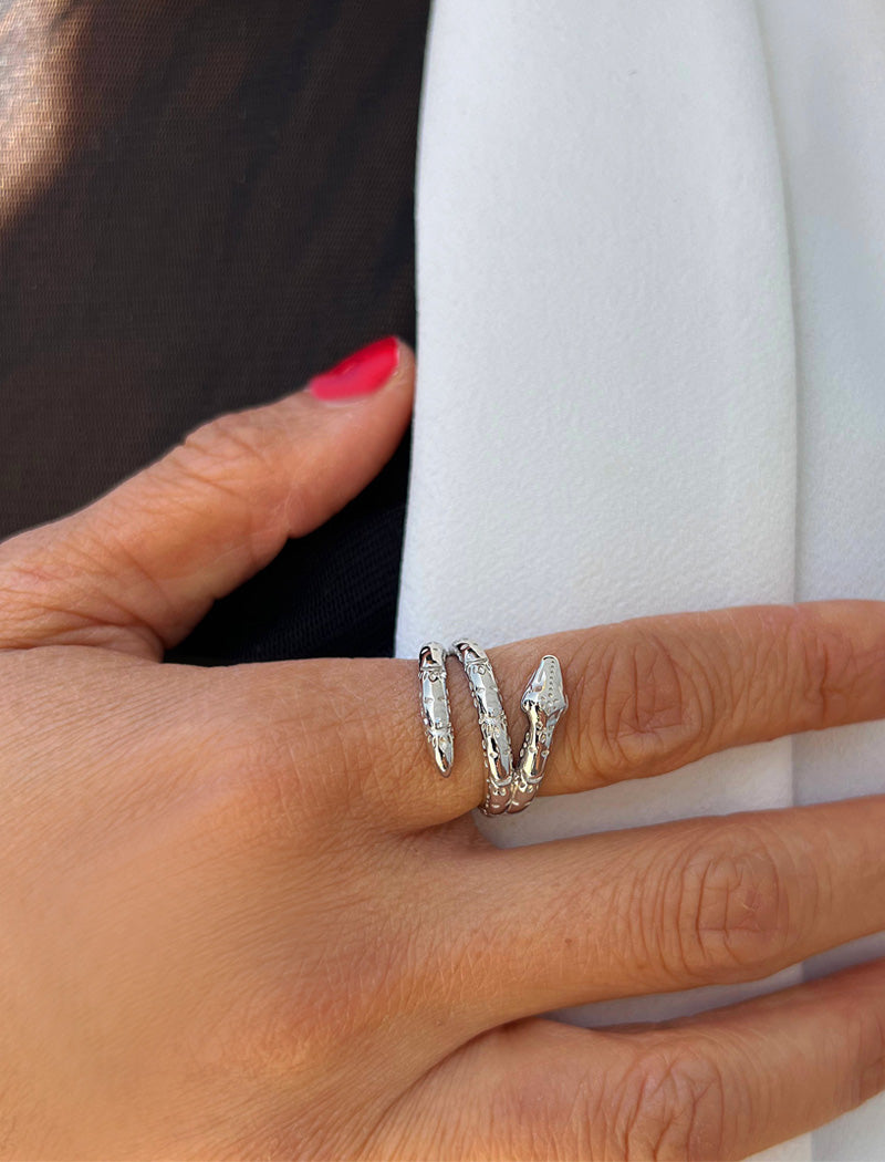 YEAR OF THE SNAKE Ring | 18K Gold Over Sterling Silver