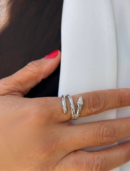 YEAR OF THE SNAKE Ring | 18K Gold Over Sterling Silver
