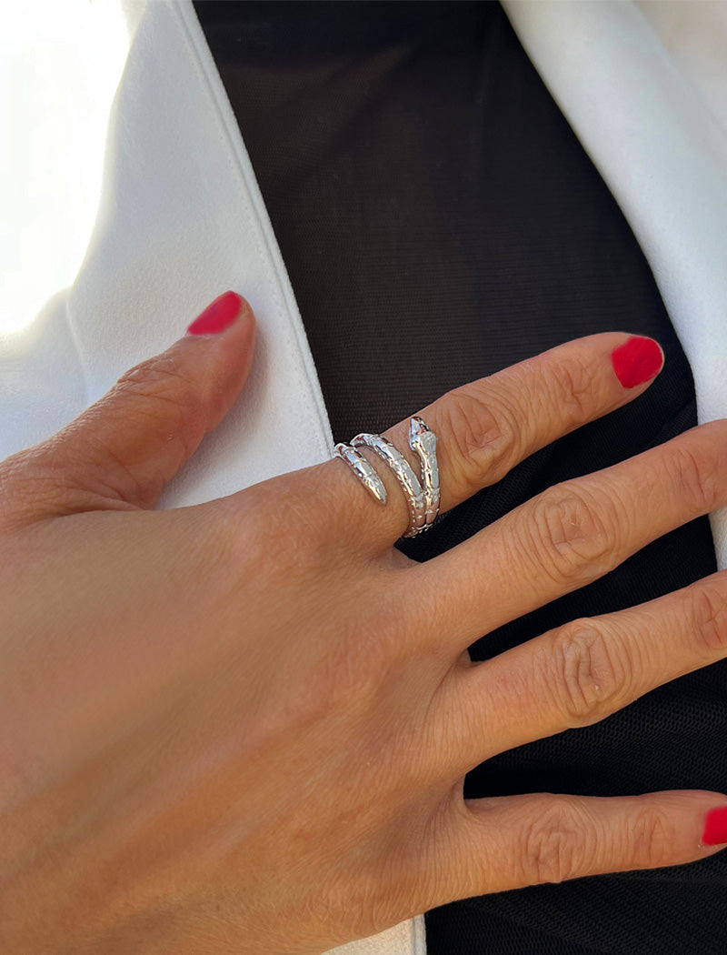 YEAR OF THE SNAKE Ring | 18K Gold Over Sterling Silver