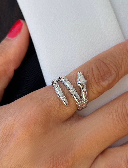 YEAR OF THE SNAKE Ring | 18K Gold Over Sterling Silver