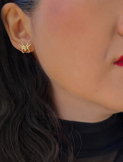 SPIDER Stud Earrings | Sterling Silver