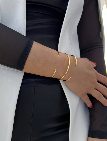 SUCCESS 2-Way Convertible Stacking Cuff Bracelet