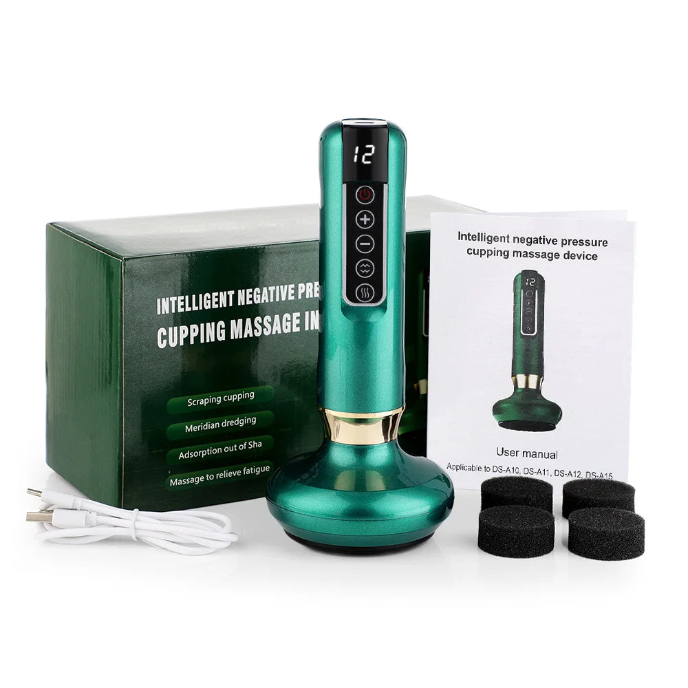 Electric Vacuum Cupping Device | 12-Level Infrared Massage | Origin Zero