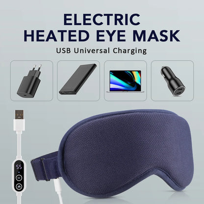 Electric Steam Eye Mask | 3D Heat & Vibration Massage | Origin Zero