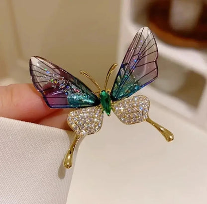 Luxury Zircon Flower Brooches | For Women | Floral Leaf Lapel Pins | Corsage Jewelry | Origin Zero