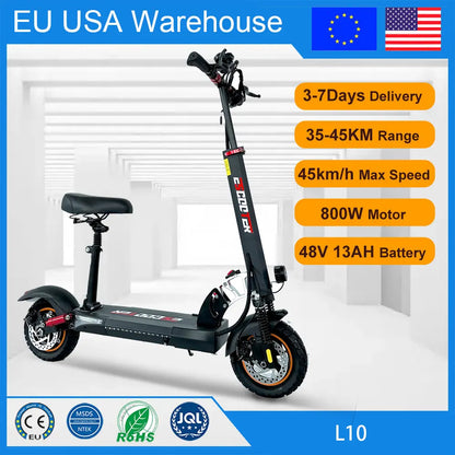 800W Electric Kick Scooter L10 Pro | 45KM/H, Off-Road, 55KM Range | Origin Zero