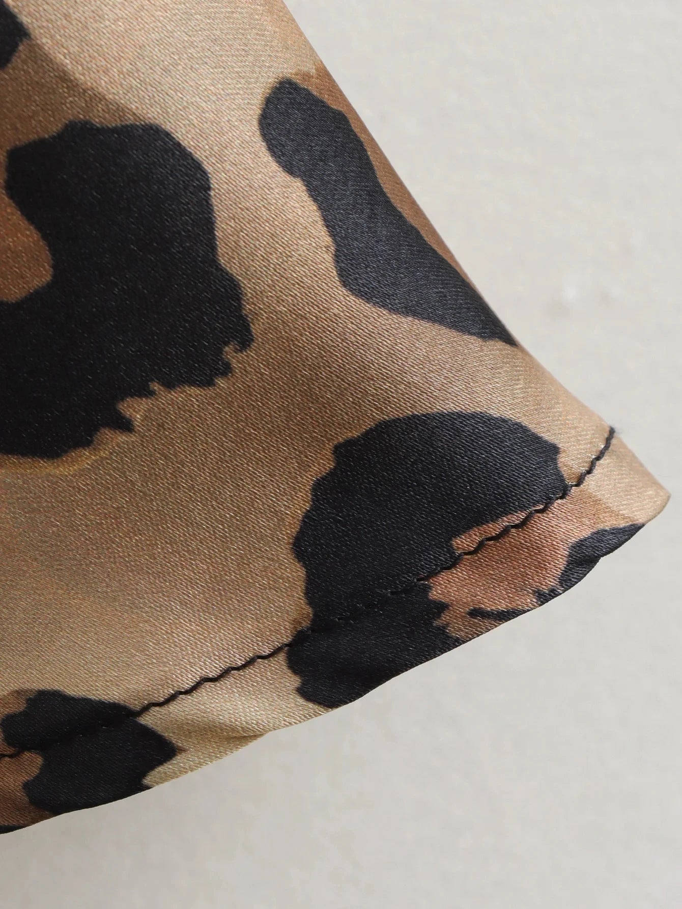Women's Leopard Print Midi Skirt | High Waist, A-Line, Loose Fit