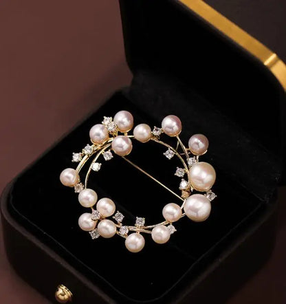Luxury Zircon Flower Brooches | For Women | Floral Leaf Lapel Pins | Corsage Jewelry | Origin Zero