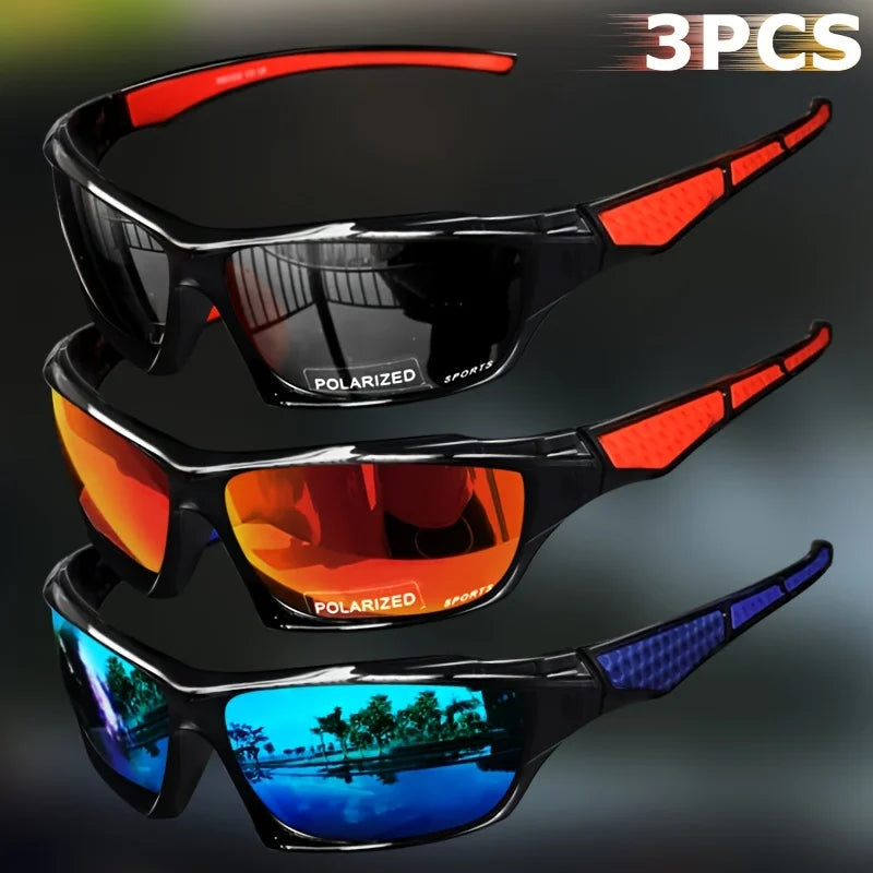 Sports Polarized Sunglasses for Men Lightweight Night Vision Male Shades Cycling Driving Fishing Fashion Mirror Sunglass