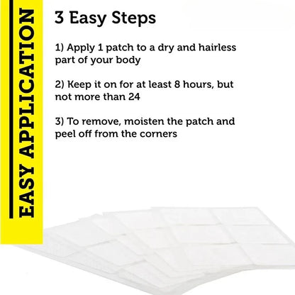 Multivitamin Transdermal Patches for Women – Vitamins A B C D E Biotin Zinc Folic Acid – Bones, Brain, Heart & Immune Support