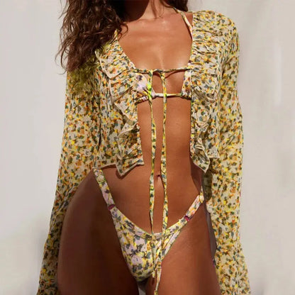Clothing Sexikinis Swim Premium Shannon Three Piece Swimsuit for Stylish Beach Days - Premium Quality General | Fast Shipping & Returns