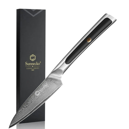 Sunnecko Damascus Chef's Knives 1-7PCS/Set High Carbon VG10 Steel Meat Cutting Knife Ultra Sharp Utility Slicing Kitchen Knife