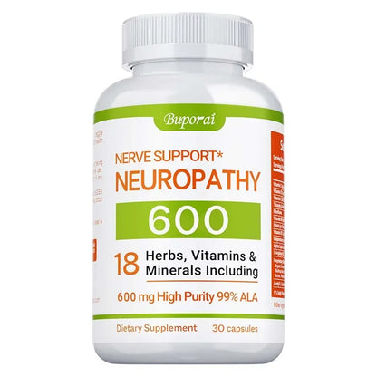 Neuropathy Support Supplement 18-in-1 with 1200mg Alpha Lipoic Acid – Nerve Pain Relief for Feet, Hands & Legs – Non-GMO