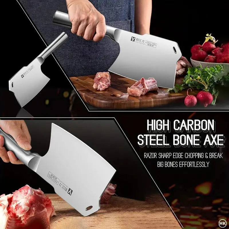 Butcher Special Axe | Chopping Bone Knife |  Splitting Knife For Restaurant | kitchen Bone cutting knife
