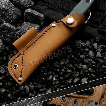 BM162 Fixed Blade Straight Knife – D2 Steel Blade, G10 Handle – EDC Outdoor Camping Survival & Emergency Knife