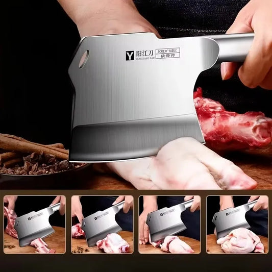 Butcher Special Axe | Chopping Bone Knife |  Splitting Knife For Restaurant | kitchen Bone cutting knife