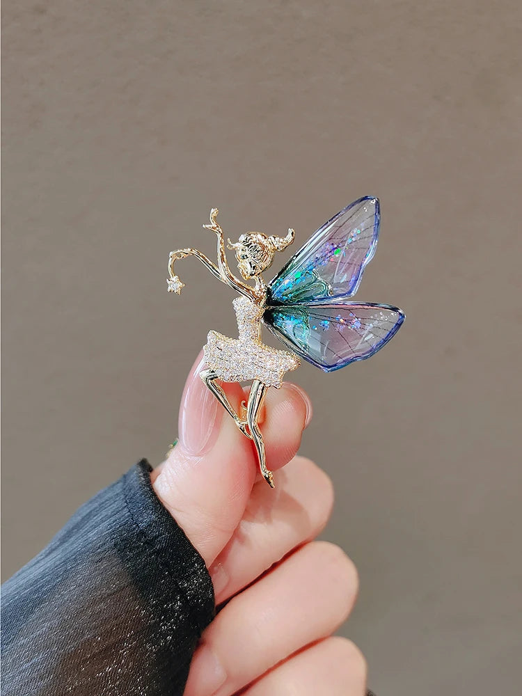 Luxury Zircon Flower Brooches | For Women | Floral Leaf Lapel Pins | Corsage Jewelry | Origin Zero