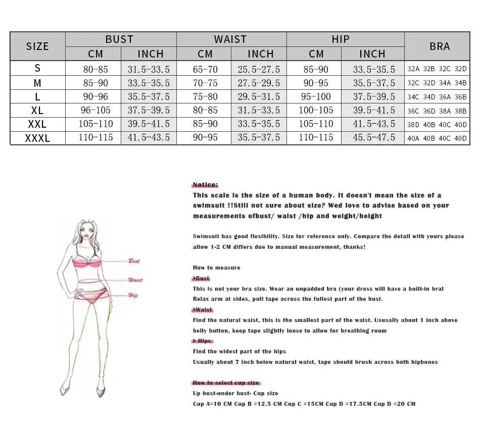 Women's 3-Piece Bikini Set 3-Piece Swimsuit Set - Trendy & Flattering - Beachwear