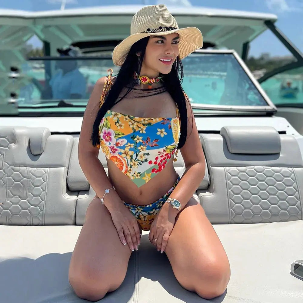 Accessories Sexikinis Swim Gemma Two-Piece Women's Swimsuit Beachwear Set - Flattering Fit, Premium Quality