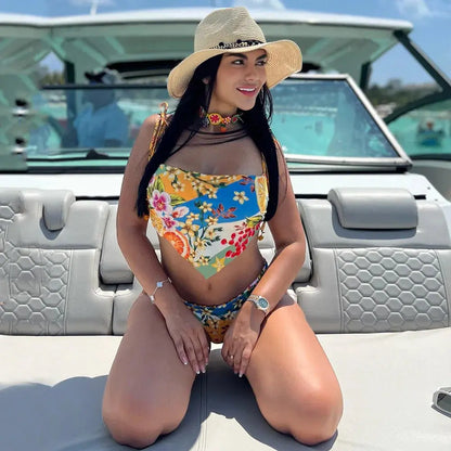 Accessories Sexikinis Swim Gemma Two-Piece Women's Swimsuit Beachwear Set - Flattering Fit, Premium Quality