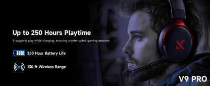 Pro Wireless Gaming Headset | 7.1 Surround & 250Hr Battery | Origin Zero