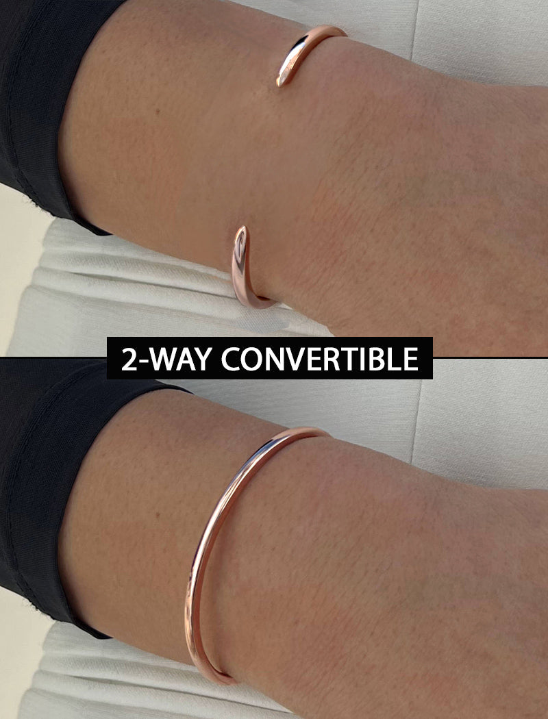 SUCCESS 2-Way Stacking Cuff Bracelet