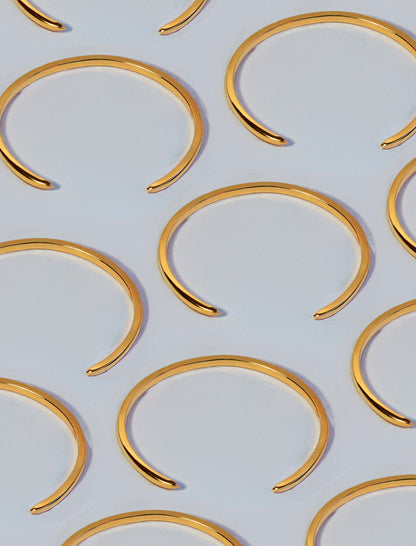 SUCCESS 2-Way Cuff Bracelet | 18K Rose Gold Over Sterling Silver