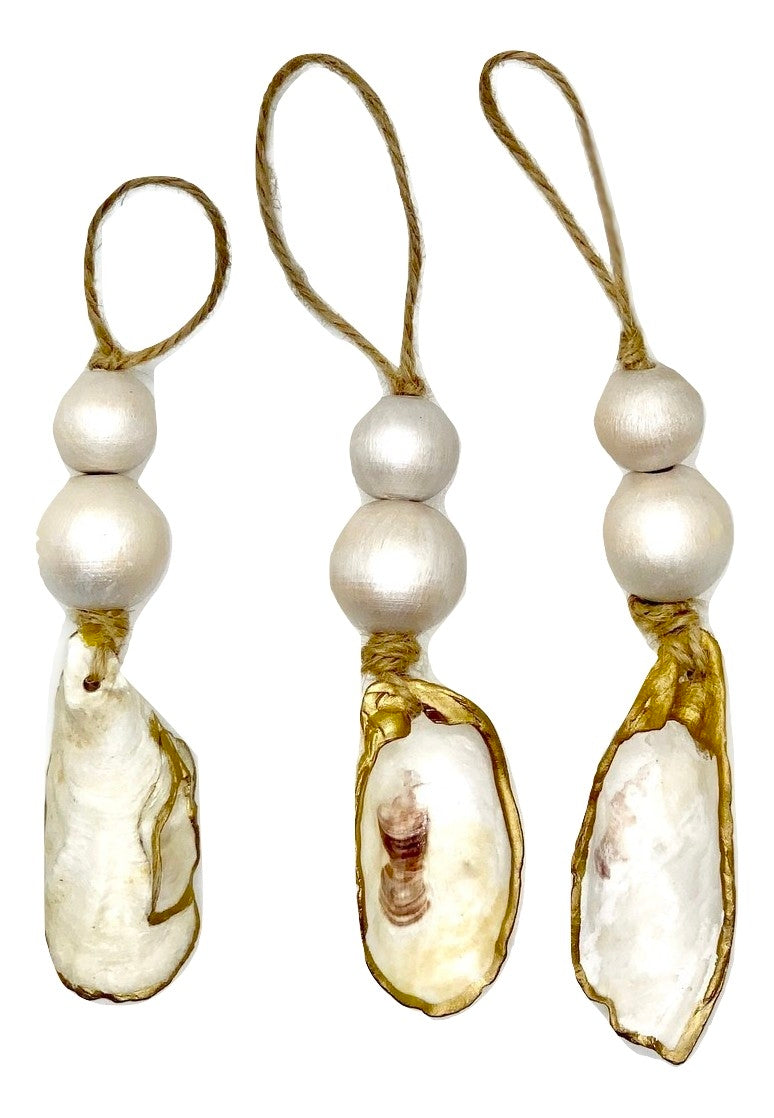 Hint of Pearl Ornaments (Set of 3)