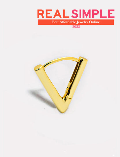 ACHIEVE Triangle Huggie Earring (One Earring Only)