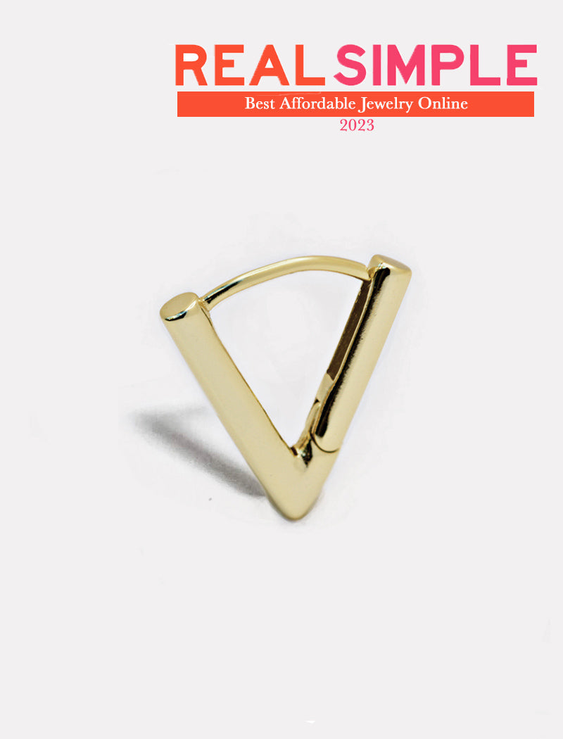 ACHIEVE Triangle Huggie Earring (One Earring Only)